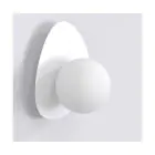 Emibig Wandleuchte Ovo Stahl Weiß | Geeignet für 1x G9 - Max 8W