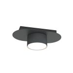 Emibig Plafonnier Diaz Acier Noir | Convient pour 1x GX53 - Max 12W