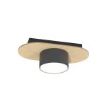 Emibig Plafonnier Diaz Acier Noir | Convient pour 1x GX53 - Max 12W