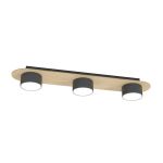 Emibig Plafonnier Diaz Acier Noir | Convient pour 3x GX53 - Max 12W