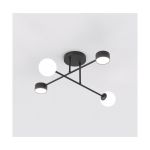 Emibig Plafonnier Holon Acier Noir | Convient pour 2x G9 - Max 8W, 2x GX53 - Max 12W