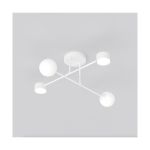 Emibig Plafonnier Holon Acier Blanc | Convient pour 2x G9 - Max 8W, 2x GX53 - Max 12W