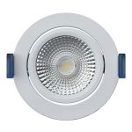 EcoDim Encastré Spot Blanc 6W 450lm 60D 827- 860 Variable Blanc | RGB - 85mm - Diamètre 75mm - IP54 - Zigbee Dimmable