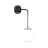 Emibig Applique Murale Ognis Acier Noir | Convient pour 1x E27 - Max 10W