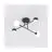 Emibig Plafonnier Holon Acier Noir | Convient pour 2x G9 - Max 8W, 2x GX53 - Max 12W