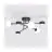 Emibig Plafonnier Holon Acier Noir | Convient pour 3x G9 - Max 8W, 3x GX53 - Max 12W