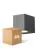 Lot 4x D'Lite Applique Murale Vrebos Noir | IP54 - Convient Pour 1x GU10