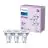 Lot 3x Philips Spot LED GU10 PAR16 5W 390lm 36D - 840 Blanc Froid