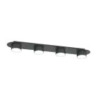 Emibig Plafonnier Diaz Acier Noir | Convient pour 4x GX53 - Max 12W