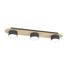 Emibig Plafonnier Diaz Acier Noir | Convient pour 3x GX53 - Max 12W