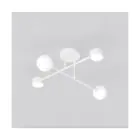 Emibig Plafonnier Holon Acier Blanc | Convient pour 2x G9 - Max 8W, 2x GX53 - Max 12W