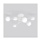 Emibig Plafonnier Holon Acier Blanc | Convient pour 3x G9 - Max 8W, 3x GX53 - Max 12W